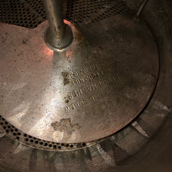 Vintage Metal Food Mill with Wooden Handle. Foley food mill for purée. - Picture 4 of 8